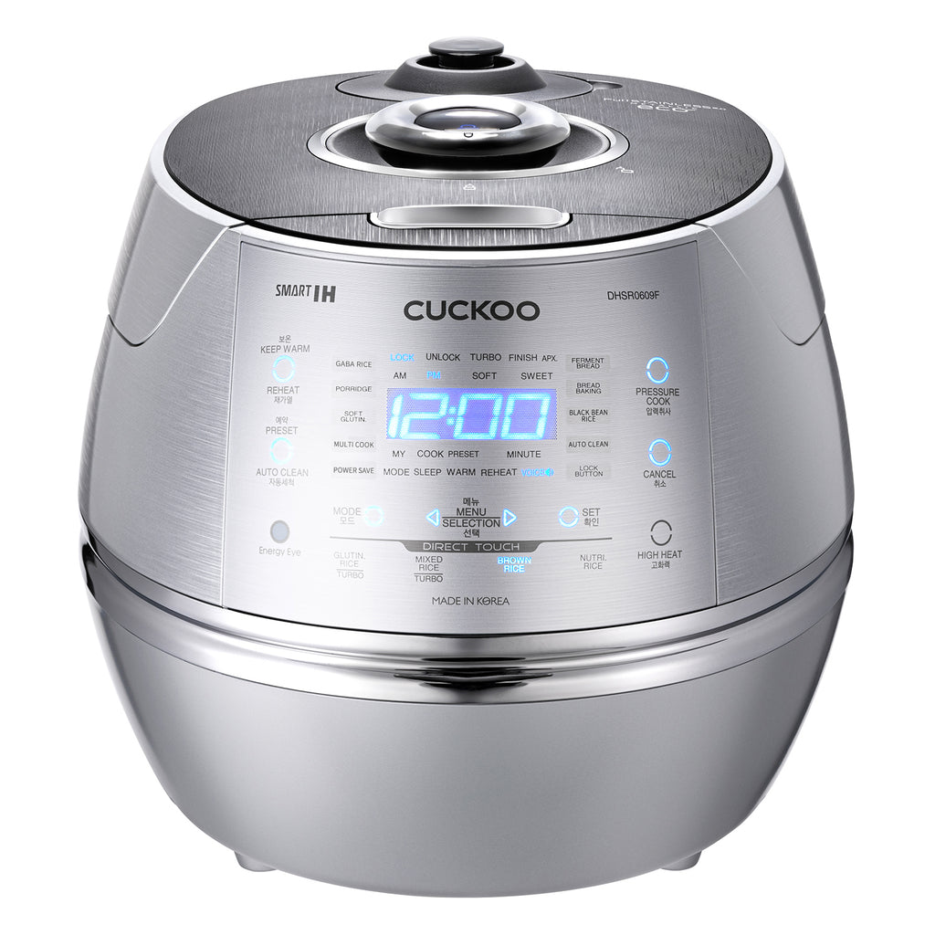 CUCKOO CRP-DHXB0610FS Rice Cooker 6 Cups Premium Full Stainless Silver  -Tracking